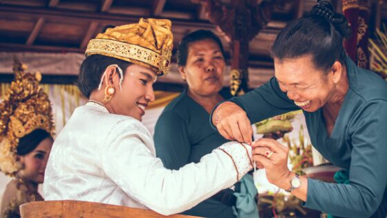 A traditional thai wedding