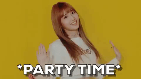Girl ready to party