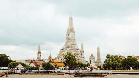 A temple in thailand